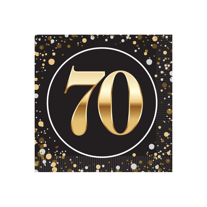 "70" Beverage Napkins – (16/Pkg)