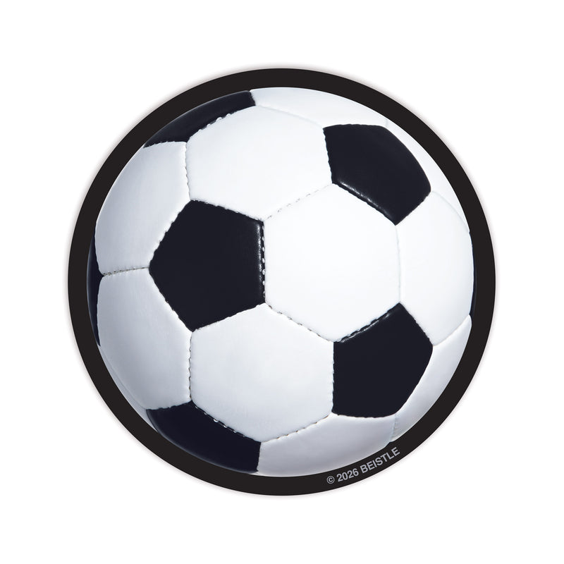 Soccer Ball Coasters – 3¼" – (8/Pkg)