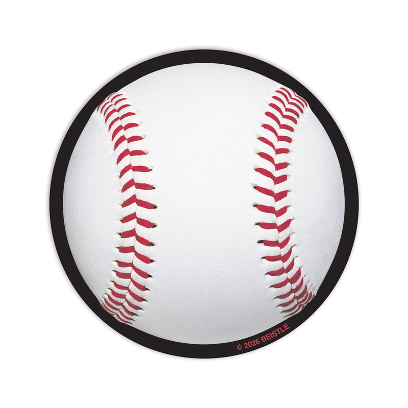 Baseball Coasters – 3¼" – (8/Pkg)