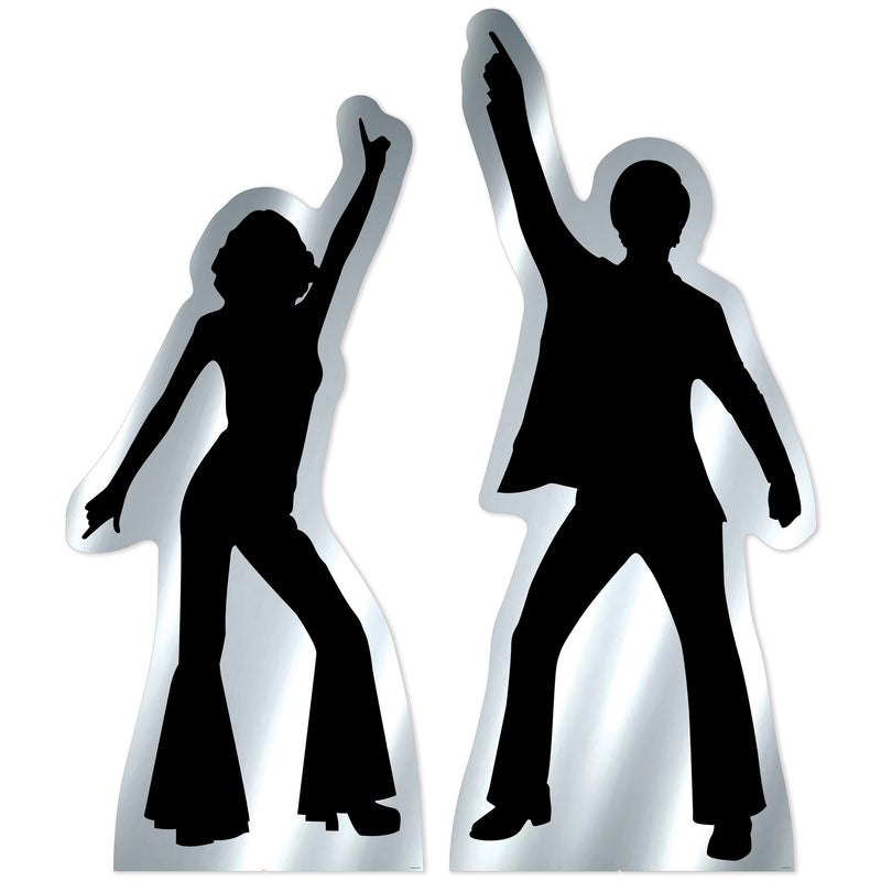 Retro 70's Silhouette Stand-Ups – Asstd – (2/Box)