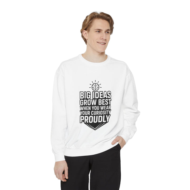 Curiosity Quote Sweatshirt - Unisex