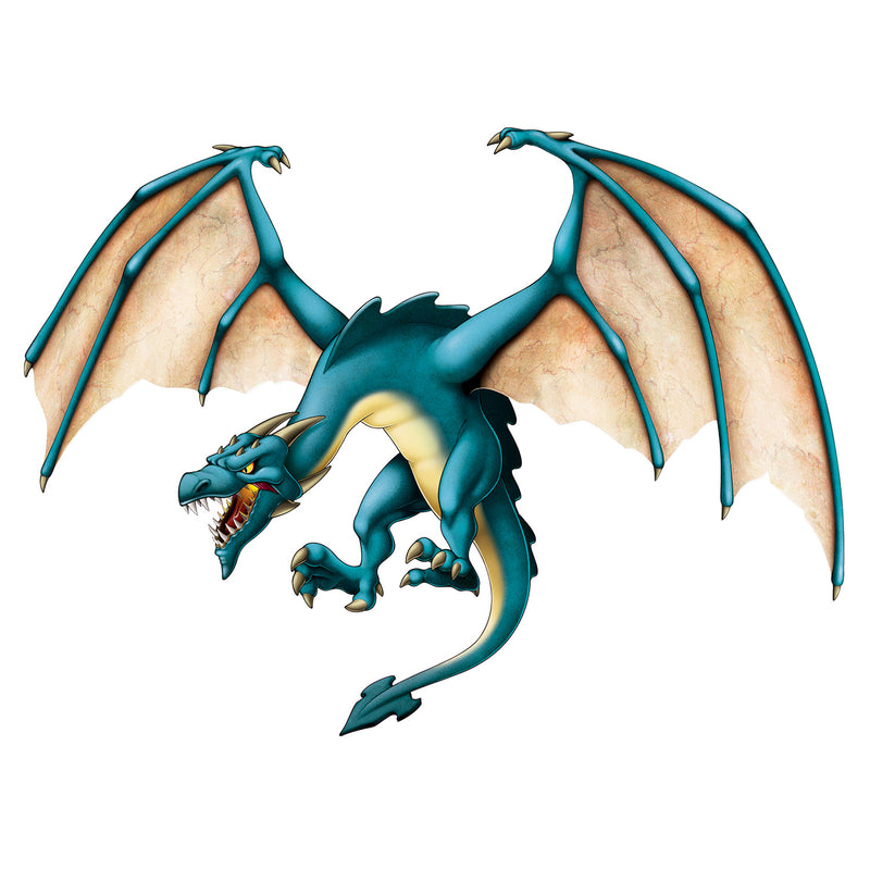 Jointed Dragon – 4' 3" – (1/Pkg) by Beistle for Fantasy Printed One Side