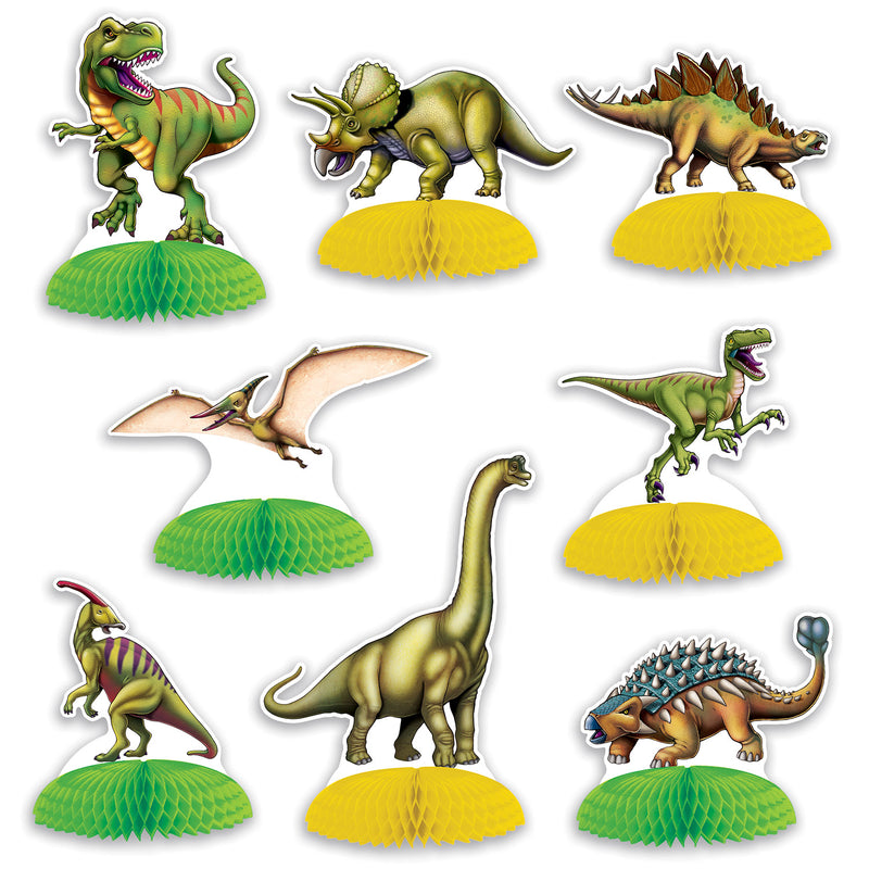 Dinosaur Mini Centerpieces – 4"-6¼" – (8/Pkg)