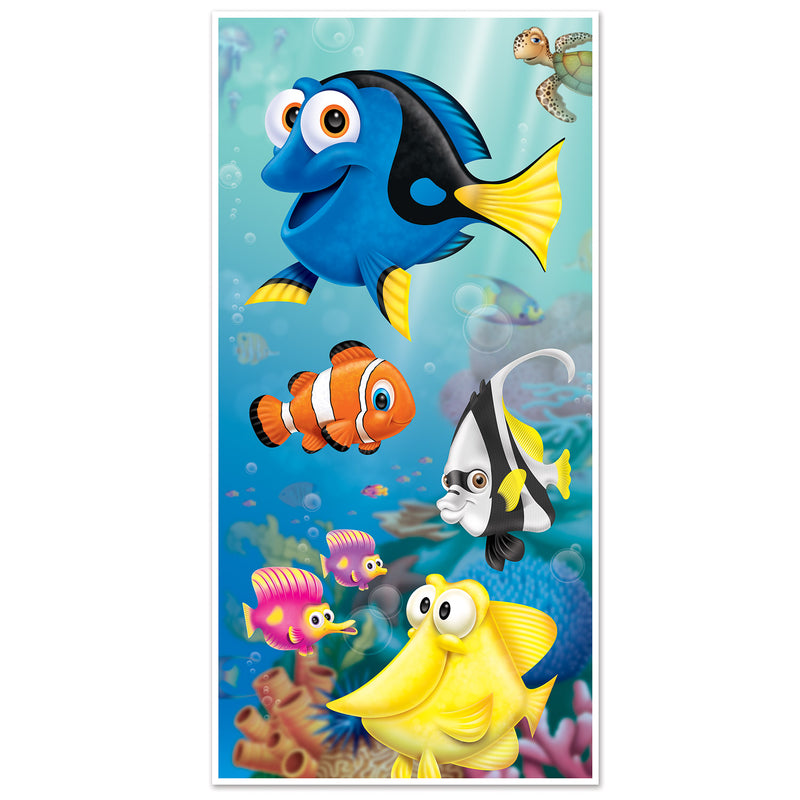 Under The Sea Door Cover – 5' x 30" – (1/Pkg) by Beistle for Under The Sea Door Covers