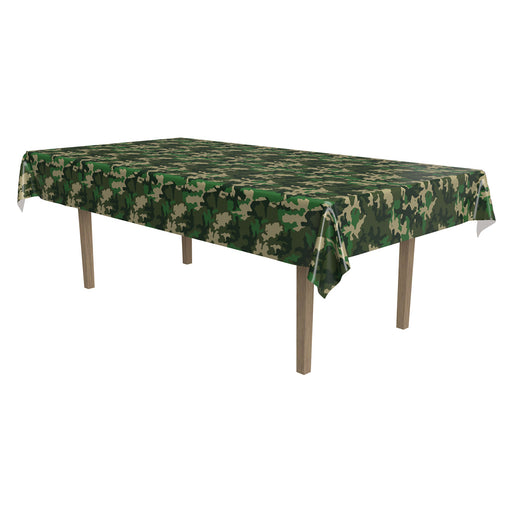 Camo Tablecover – 54" x 108" – (1/Pkg) by Beistle for Camo Table Covers - Patterned