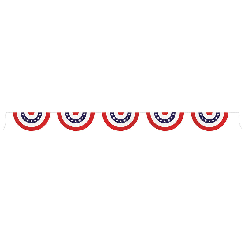 Patriotic Bunting Banner – 11" x 12' – (1/Pkg) by Beistle for Patriotic Pennant Banners