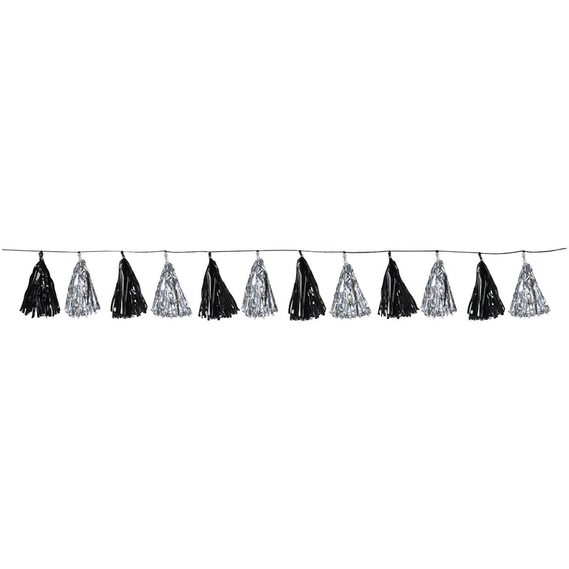 Metallic Tassel Garland – 9¾" x 8' – (1/Pkg) by Beistle for Awards Night Tassel Garlands