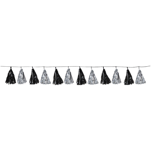 Metallic Tassel Garland – 9¾" x 8' – (1/Pkg) by Beistle for Awards Night Tassel Garlands