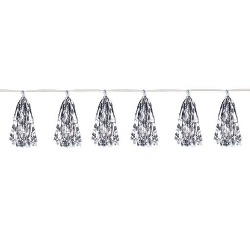 Metallic Tassel Garland – 9¾" x 8' – (1/Pkg) by Beistle for General Occasion Tassel Garlands