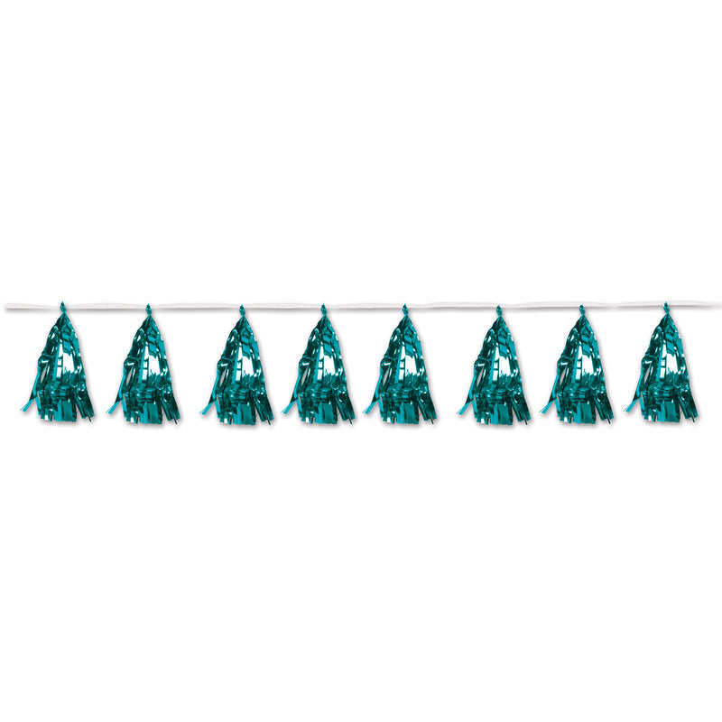 Metallic Tassel Garland – 9¾" x 8' – (1/Pkg) by Beistle for General Occasion Tassel Garlands