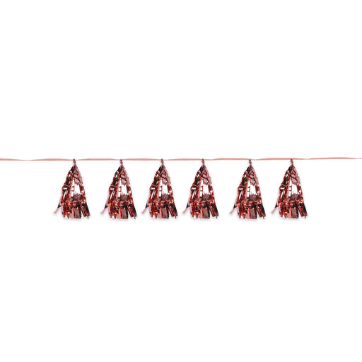 Metallic Tassel Garland – 9¾" x 8' – (1/Pkg) by Beistle for General Occasion Tassel Garlands