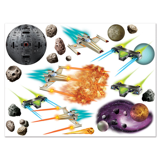 Galaxy Props – 3"-4' – (19/Pkg) by Beistle for Space Props