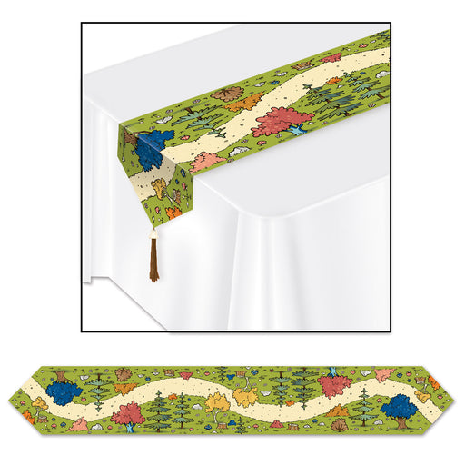 Printed Woodland Friends Table Runner – 11" x 6' – (1/Pkg) by Beistle for Woodland Friends Table Runners - Printed