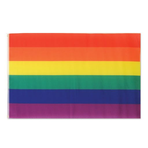 Rainbow Flag – 3' x 5' – (1/Pkg) by Beistle for Rainbow Flags