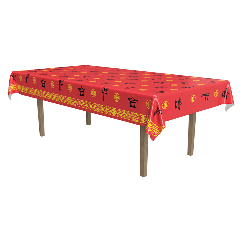 Asian Tablecover – 54" x 108" – (1/Pkg)