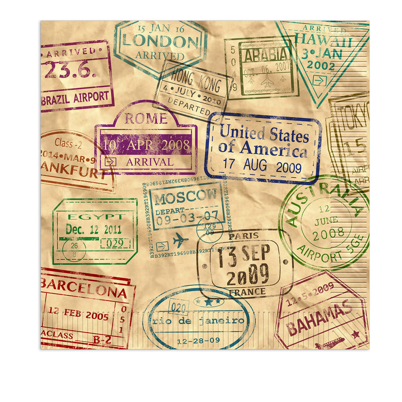 Around The World Luncheon Napkins – (16/Pkg)