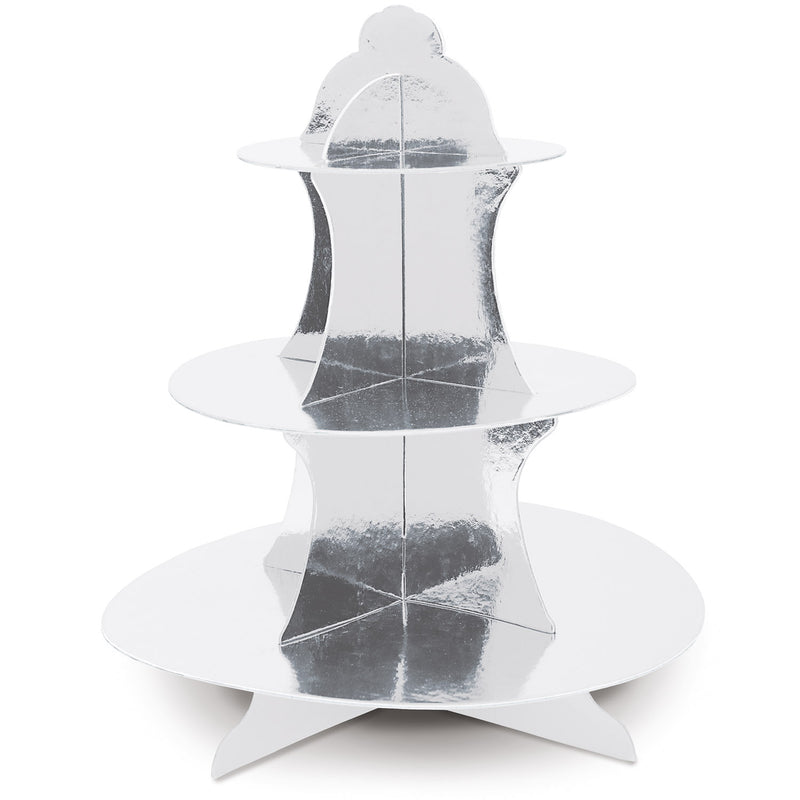 Metallic Cupcake Stand – 13½" – (1/Pkg)
