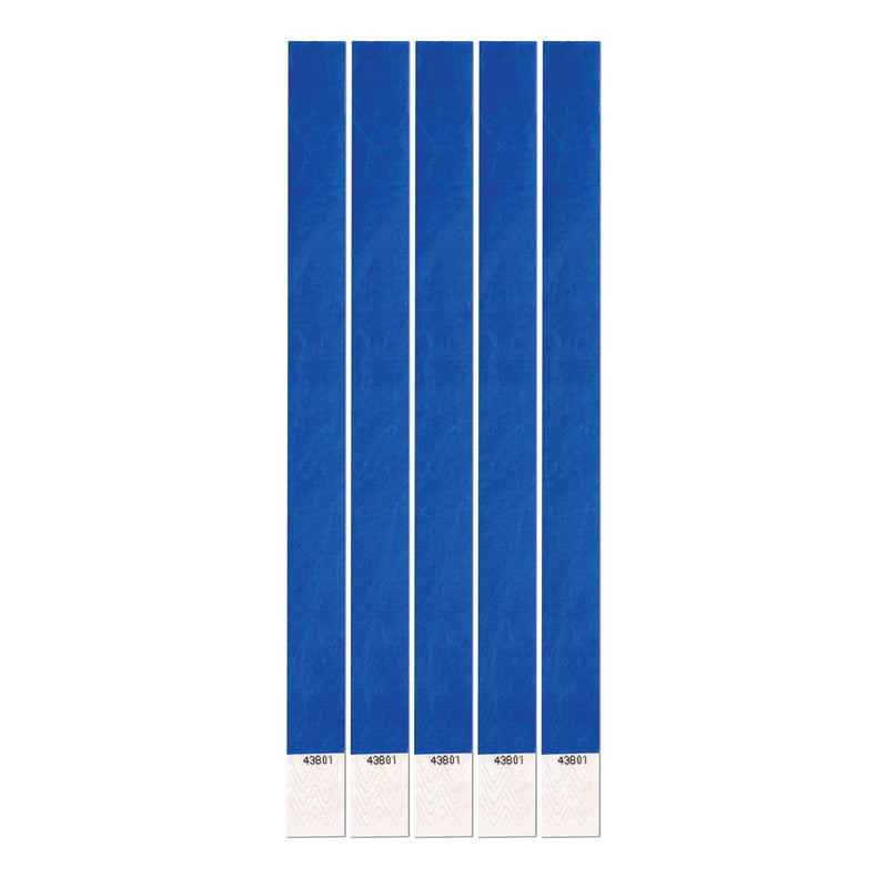 Tyvek Wristbands – ¾" x 10" – (100/Pkg) by Beistle for General Occasion Wristbands