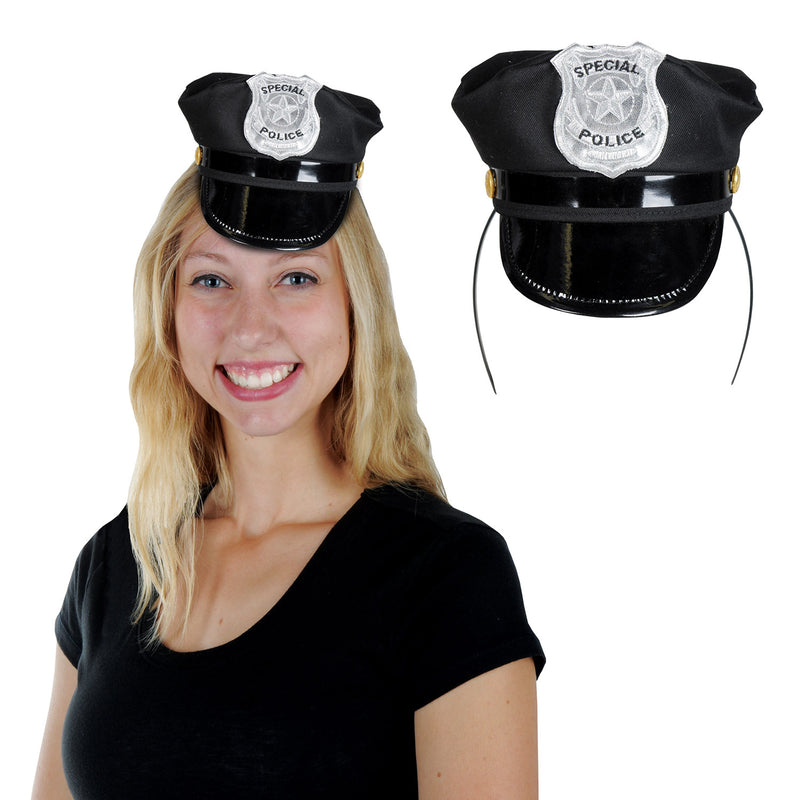 Police Hat Headband – (1/Pkg)