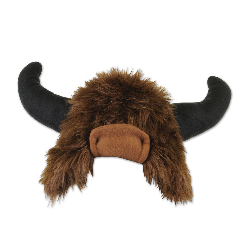 Plush Buffalo Hat – (1/Poly Bag)