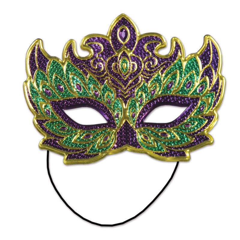 Mardi Gras Costume Mask – (1/Pkg)