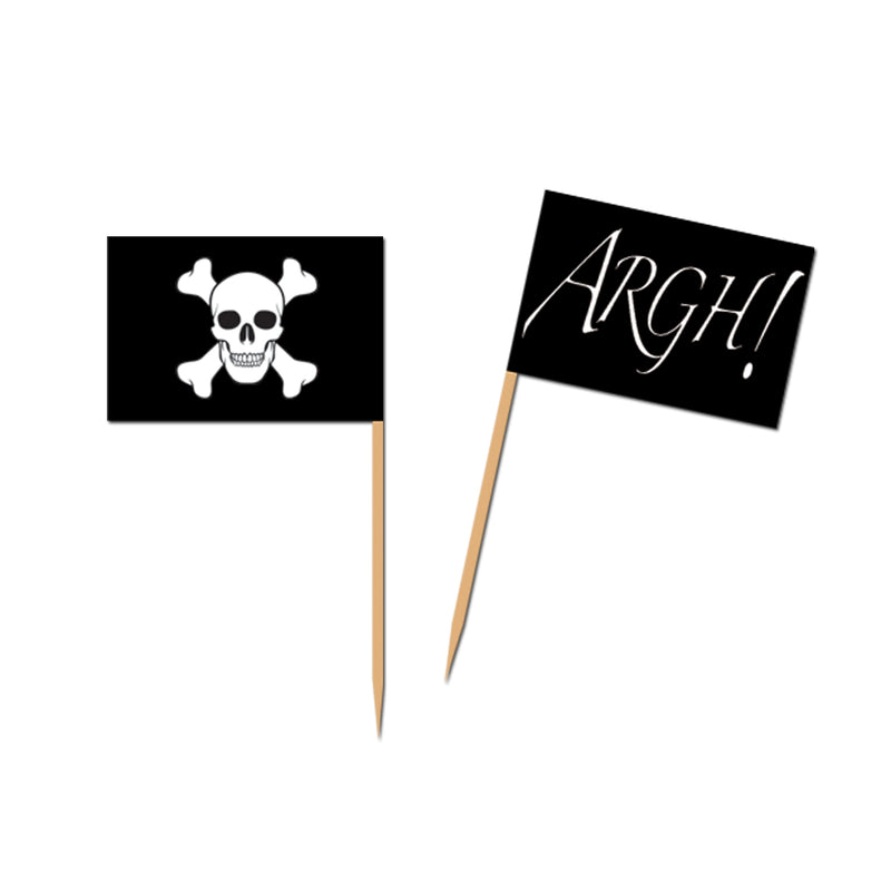 Pirate Flag Picks – 2½" – (50/Pkg)