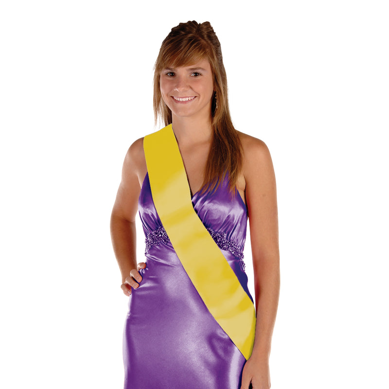 Satin Sash – 33" x 4" – (1/Pkg)