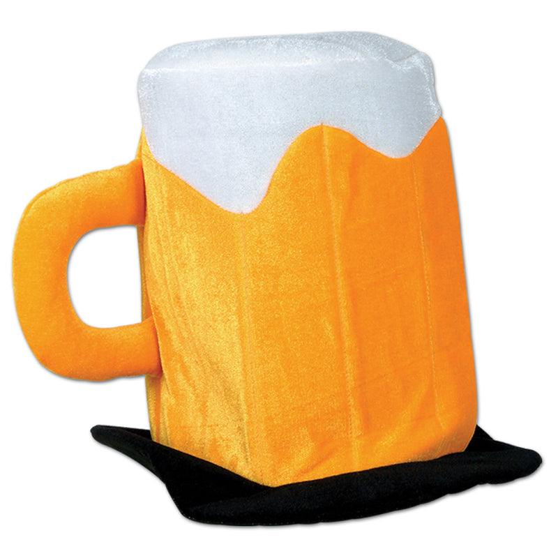 Plush Beer Mug Hat – (1/Card)
