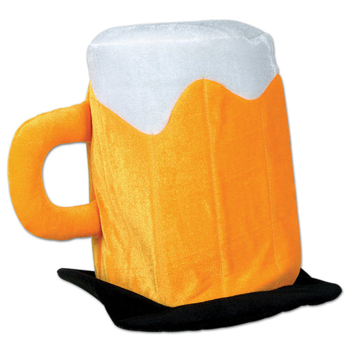 Plush Beer Mug Hat – (1/Card) by Beistle for Oktoberfest Plush