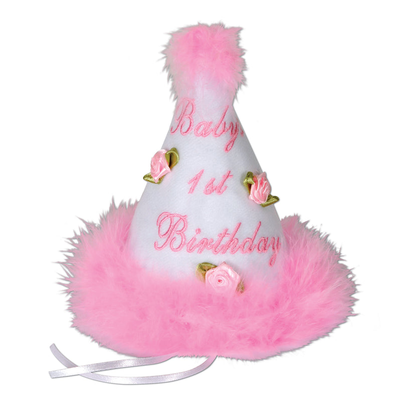 Baby's "1st" Birthday Cone Hat – 6½"