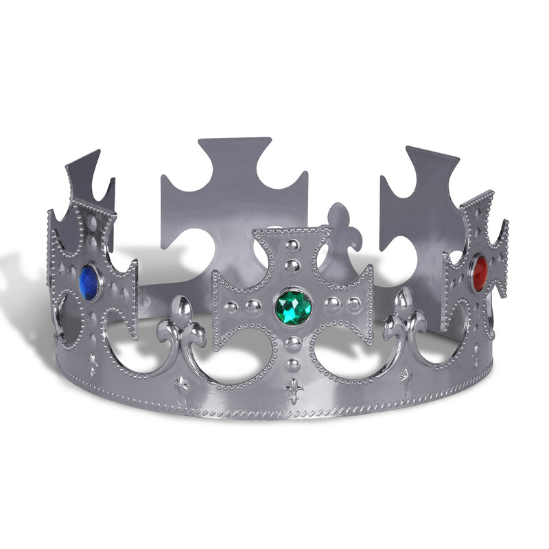 Plastic Jeweled King's Crown – (1/Pkg)