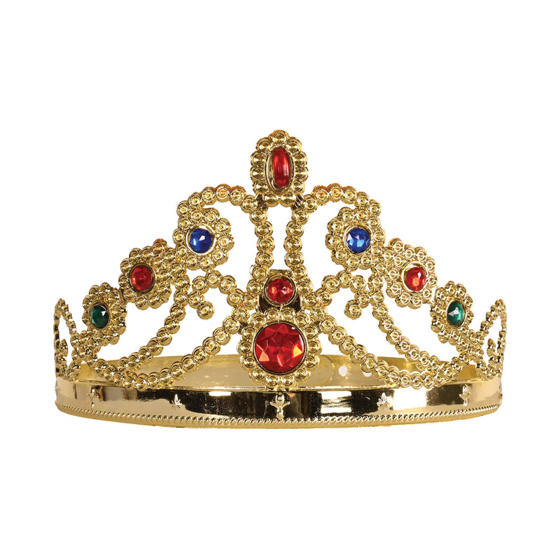 Plastic Jeweled Queen's Tiara – (1/Pkg)