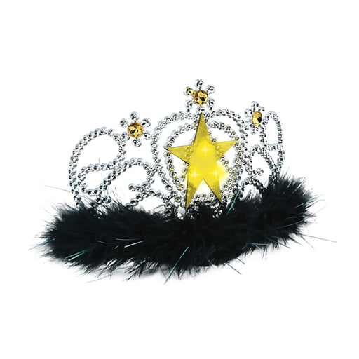 Plastic Light-Up Star Tiara – (1/Card) by Beistle for Awards Night Plastic