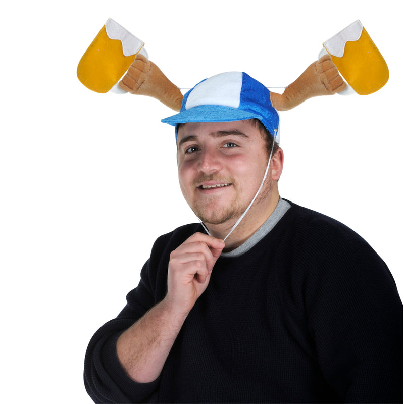 Plush Oktoberfest Mugs Cap – (1/Card)