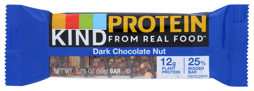Double...Dark¦Chocolate¦Nut...the name says it all. Made with rich dark chocolate and crunchy whole nuts, this bar's also a good source of protein - what's not to love?