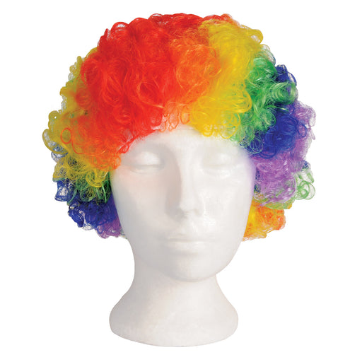 Rainbow Clown Wig – (1/Pkg) by Beistle for Circus Wigs