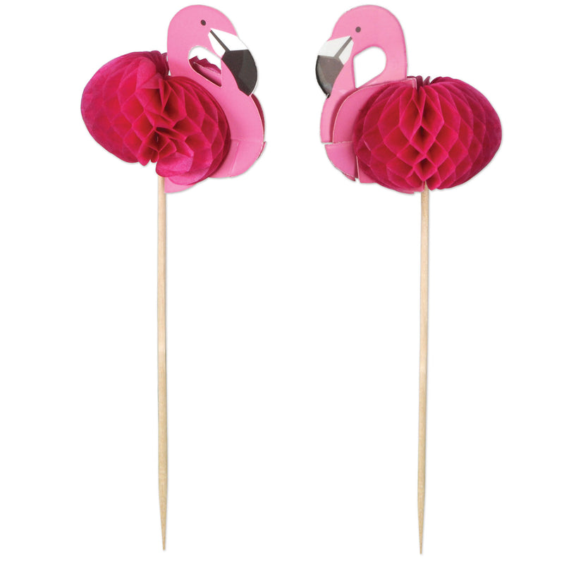 Flamingo Picks – 7" – (24/Pkg)