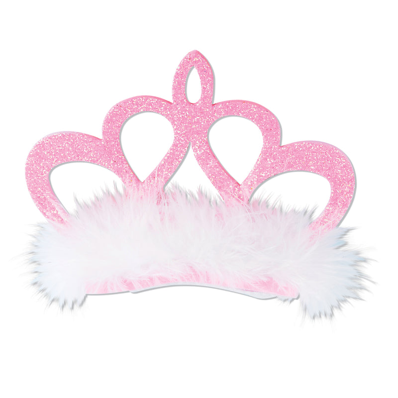 Pink Crown Hair Clip – (1/Card)