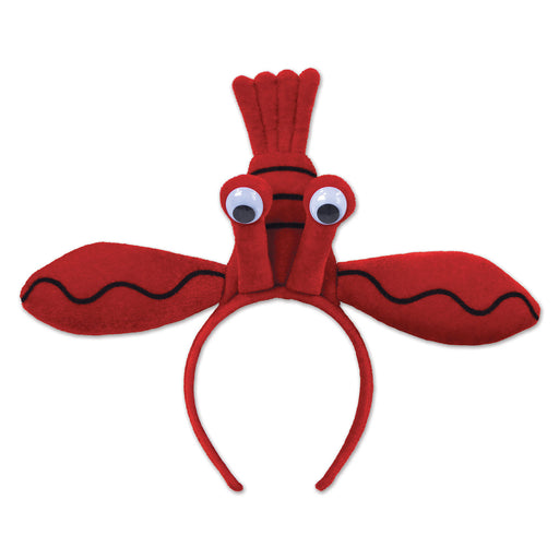 Lobster Headband – (1/Card) by Beistle for Mardi Gras Boppers and Headbands