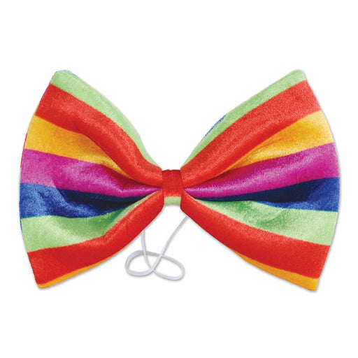 Jumbo Rainbow Bow Tie – 7½" x 11" – (1/Pkg) by Beistle for Rainbow Ties