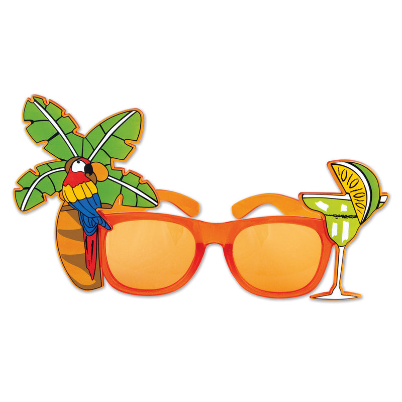 Palm Tree & Parrot Fanci-Frames – (1/Card)