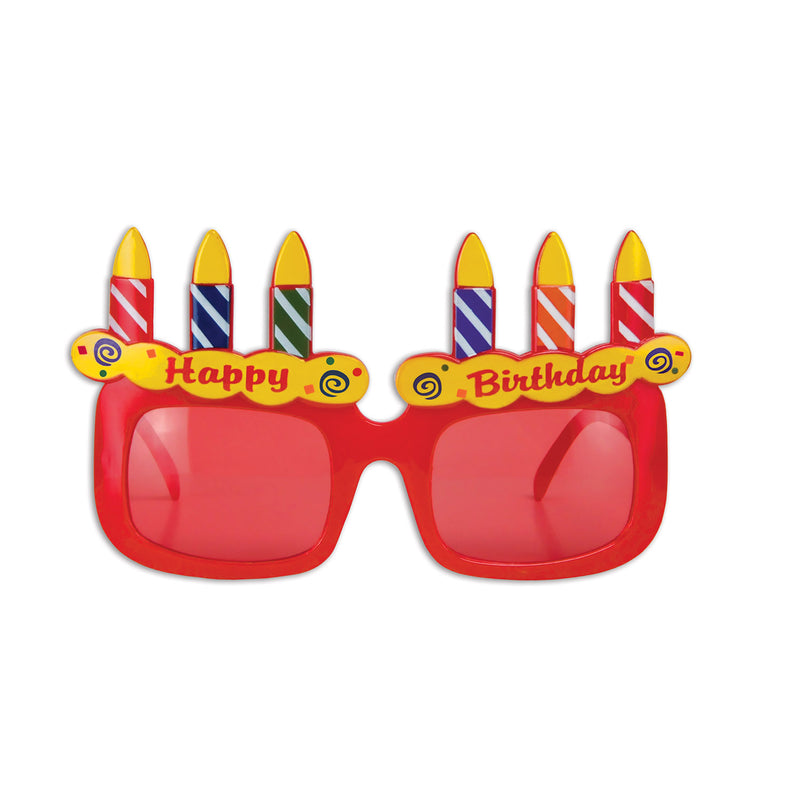 Birthday Cake Fanci-Frames – (1/Card) by Beistle for Birthday Novelty Glasses