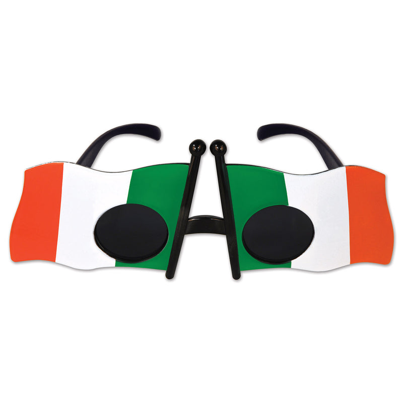 Irish Flag Fanci-Frames – (1/Card) by Beistle for St. Patricks Novelty Glasses