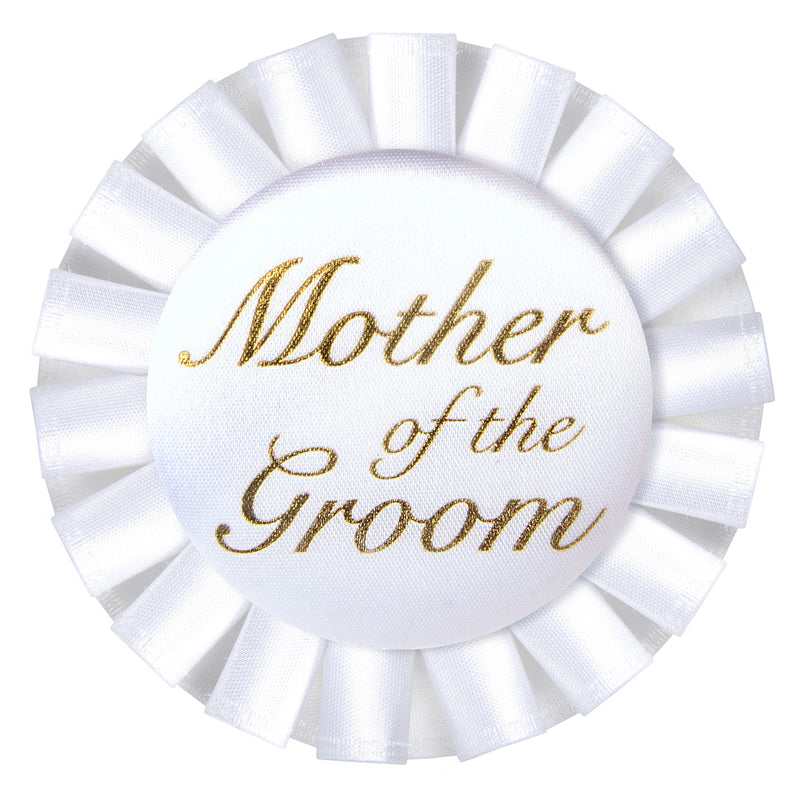 Mother Of The Groom Satin Button – 3½" – (1/Card) by Beistle for Wedding Buttons