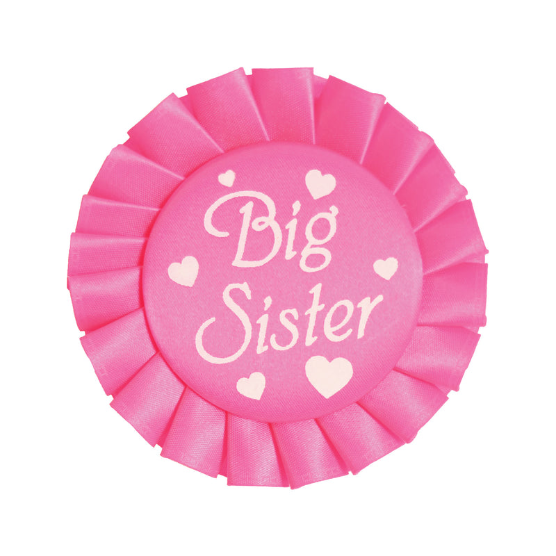 Big Sister Satin Button – 3½" – (1/Card)