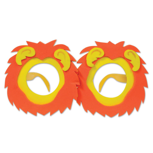 Lion Glasses – (1/Card) by Beistle for Jungle Novelty Glasses