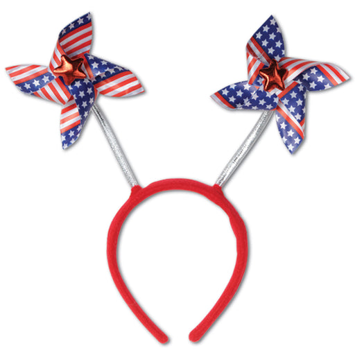 Patriotic Pinwheel Boppers – (1/Card) by Beistle for Patriotic Boppers and Headbands