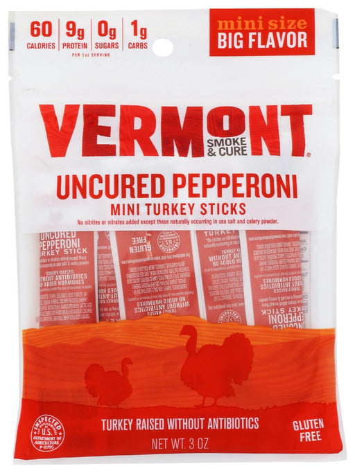 Our Uncured Pepperoni Turkey Stick features paprika, fennel and garlic for a satisfying¯snack with classic pepperoni flavor this is¯one of our top sellers.