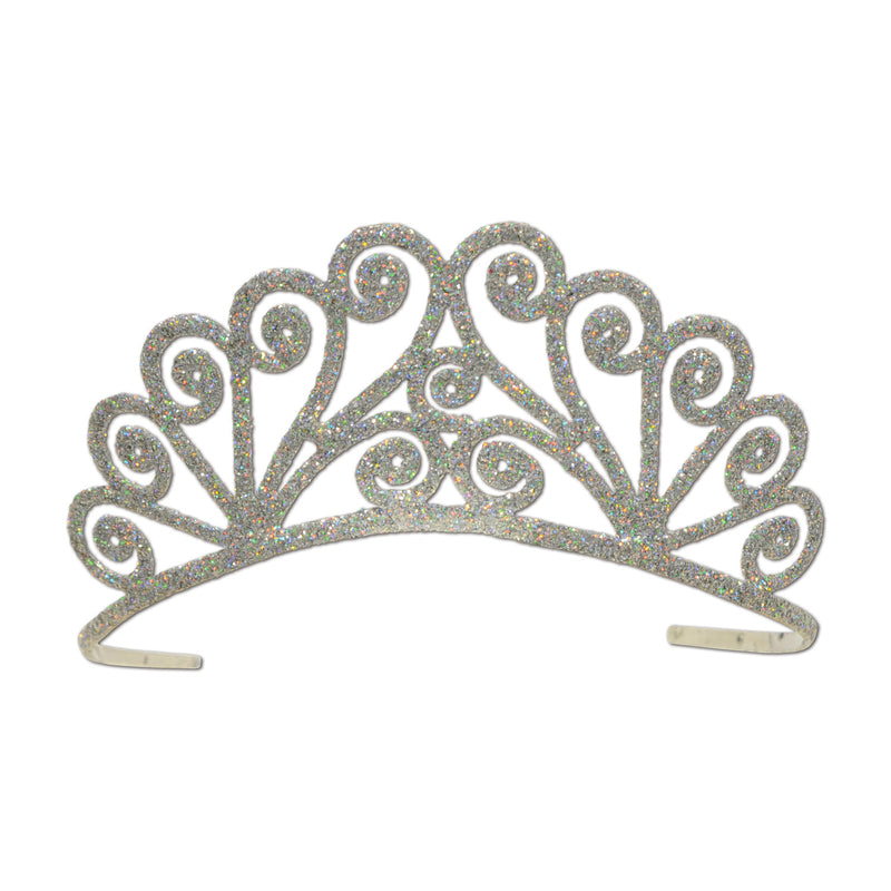 Glittered Metal Tiara – (1/Pkg)