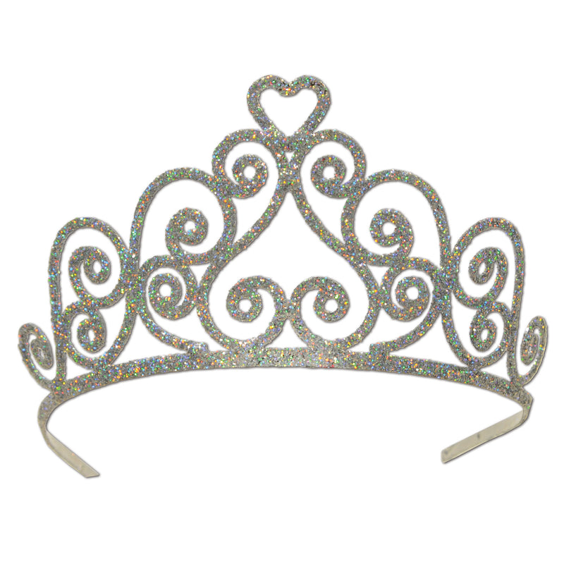 Glittered Metal Tiara – (1/Pkg)